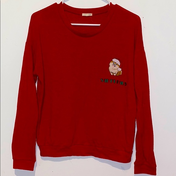 Wet Seal Tops - Christmas sweatshirt